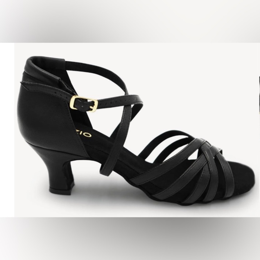 Capezio Black Strappy Heels